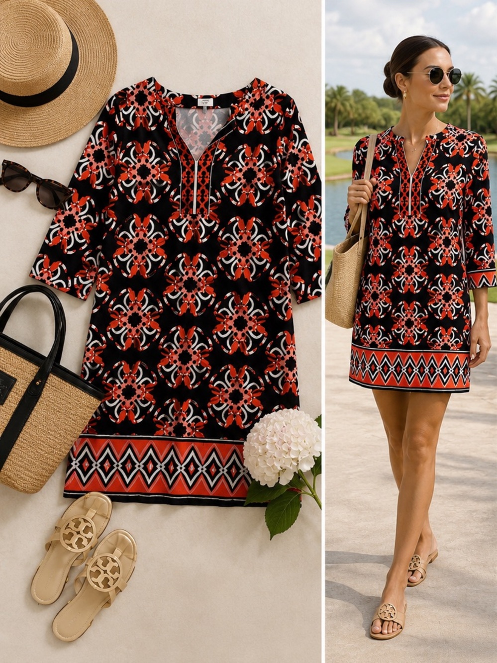 Crown & Ivy Shift dress